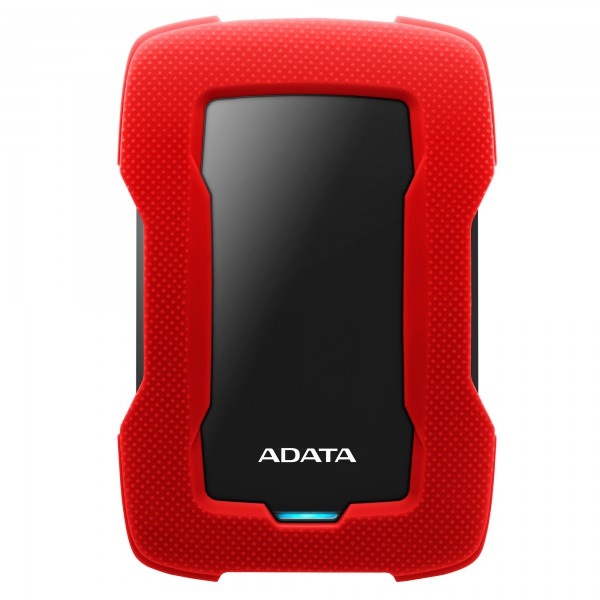 Disco Duro Externo Adata HD330 2.5'', 2TB, USB 3.1, Rojo/Negro, A Prueba de Golpes - para Mac/PC SKU: AHD330-2TU31-CRD