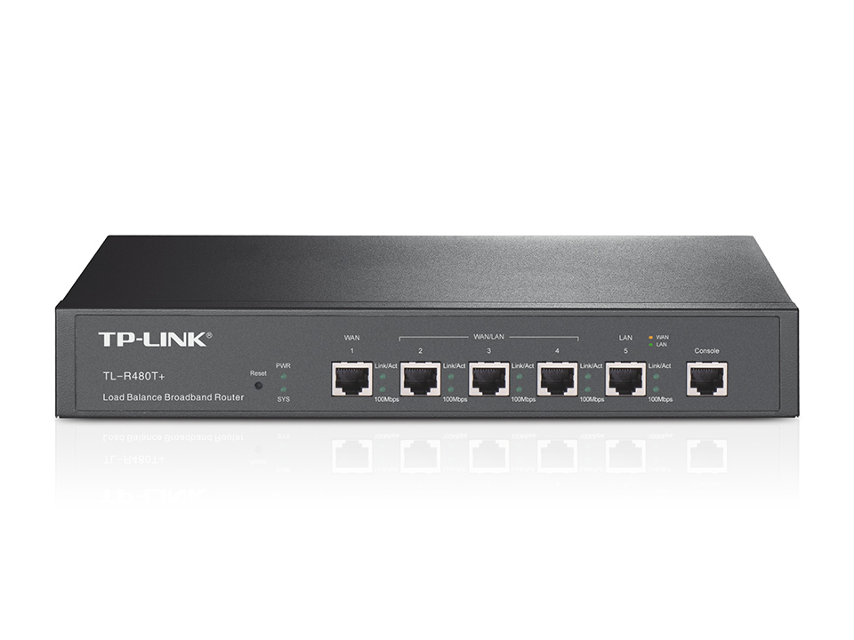 Router TP-Link Ethernet TL-R480T+, Alámbrico, 5x RJ-45 SKU: TL-R480T+