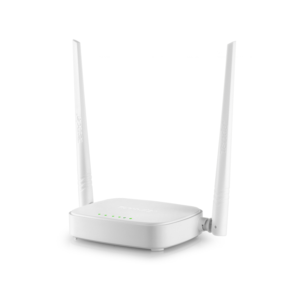 Router Tenda Fast Ethernet N301, Inalámbrico, 300 Mbit/s, 3x RJ-45, 2.4GHz, con 2 Antenas Externas de 5dBi SKU: N301