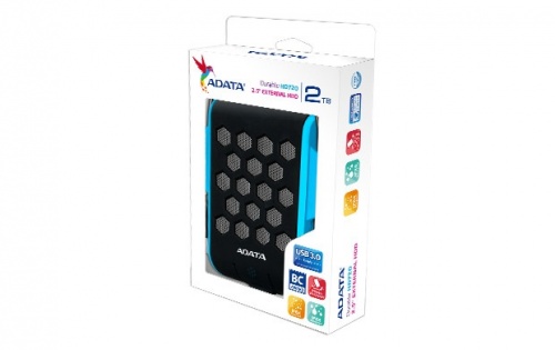 Disco Duro Externo Adata HD720 2TB, USB 3.0, Azul, A Prueba de Agua, Polvo y Golpes - para Mac/PC SKU: AHD720-2TU31-CBL