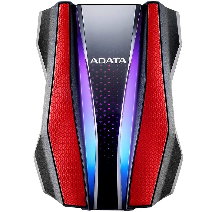 Disco Duro Externo Adata HD770G RGB 2.5", 1TB, USB, Rojo, A Prueba de Agua, Polvo y Golpes SKU: AHD770G-1TU32G1-CRD