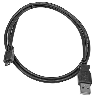 StarTech Cable Cargador para Celulares USB A - micro USB B, 90cm, Negro SKU: UUSBHAUB3