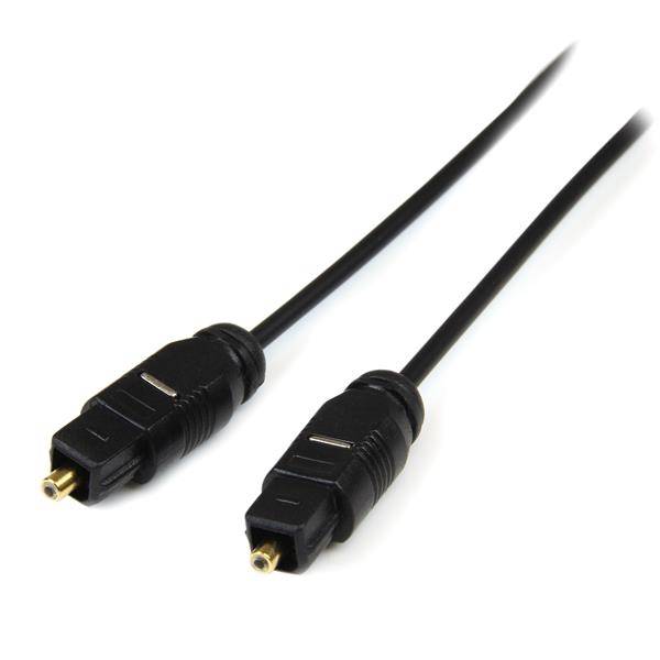 StarTech Cable Toslink Macho - Toslink Macho, 3 Metros, Negro Fibra Óptica SKU: THINTOS10