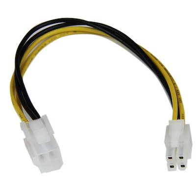 StarTech Cable de Poder ATX Macho - Hembra (4-pin), 20cm SKU: ATXP4EXT