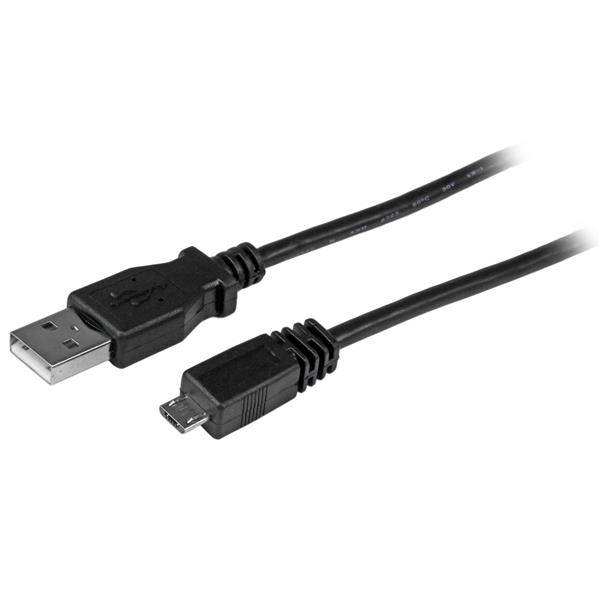 Startech Cable Adaptador USB A Macho - Micro USB B Macho, 30cm, Negro SKU: UUSBHAUB1