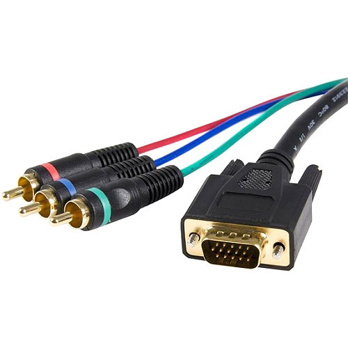 Startech Cable Multiconector Adaptador VGA Macho - 3x RCA Macho, 90cm, Negro SKU: HD15CPNTMM3