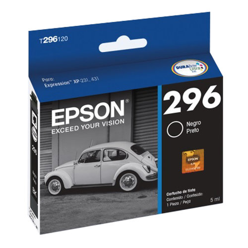 T296120-AL NEGRO CARTUCHO TINTA ORIGINAL EPSON EXPRESSION XP-431/ XP-241/ XP-441/ XP-231 5ML