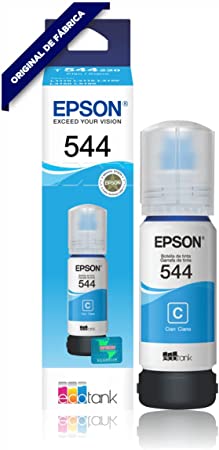 T544220-AL Cian Original Bote de Tinta Epson L1110, L3210, L3251, L1210, L3250, L5190, L3150, L3110, L5290, L1250, L5590 65ml SKU: T544220-AL