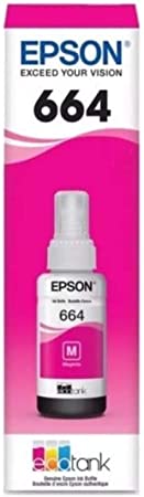 T664320-AL Magenta Original Bote de Tinta Epson L110, L200, L210, L220, L300, L310, L350, L355, L365, L375, L380, L395, L396, L455, L475, L495, L555, L565, L575, L1300 70ml SKU: T664320-AL