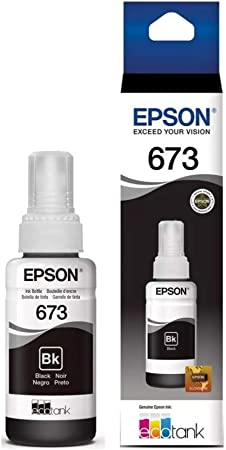 T673120-AL Negro Original Bote de Tinta Epson L850, L810, L805, L1800, L800 70ml SKU: T673120-AL