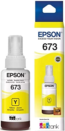 T673420-AL Amarillo Original Bote de Tinta Epson L850, L810, L805, L1800, L800 70ml SKU: T673420-AL