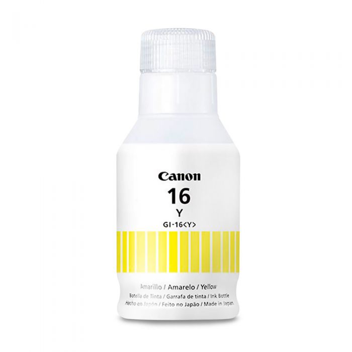 GI-16 Amarillo Original Bote de Tinta GI16 Canon Maxifi GX6010, GX7010, GX5010 70ml SKU: 4420C001AA