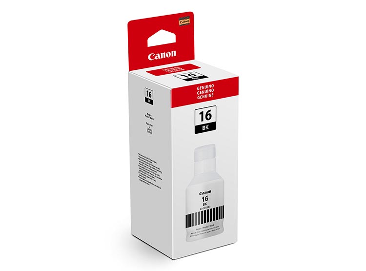 GI-16 Negro Original Bote de Tinta GI16 Canon Maxifi GX6010, GX7010, GX5010 167ml SKU: 4408C001AA