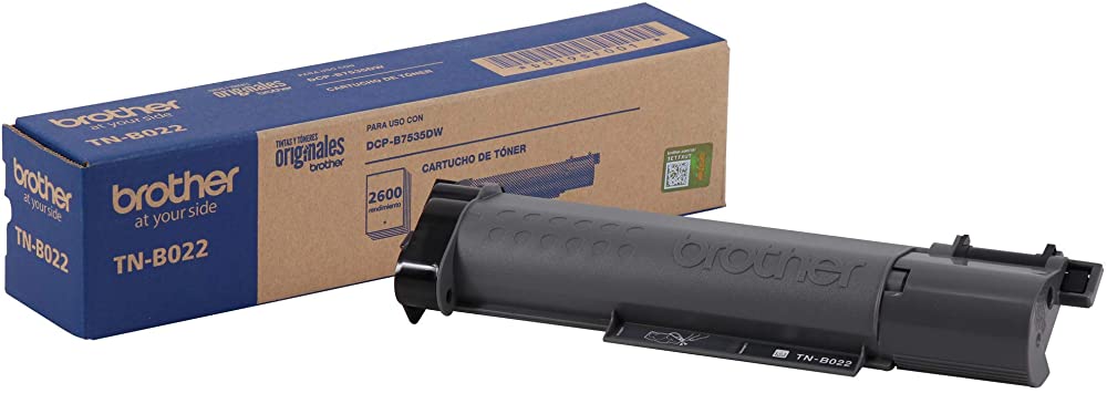 TNB022 Negro Original Cartucho de Toner Brother TN-B022 DCP-B7535DW 2,600 Pag. SKU: TNB022