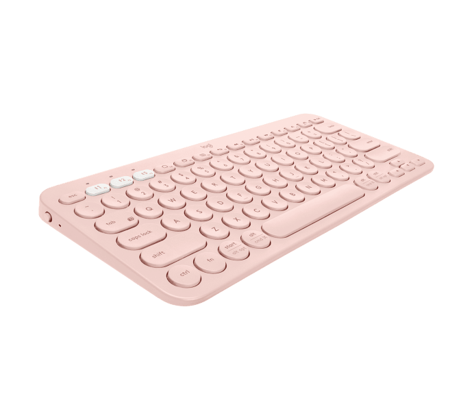 Teclado Logitech K380, Inalámbrico, Bluetooth, Rosa (Español) SKU: 920-009594