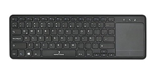 Teclado Perfect Choice PC-201021, RF Inalámbrico, USB, Negro (Español) SKU: PC-201021