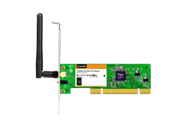 Tenda Tarjeta de Red PCI W311P+, Inalámbrico, 150 Mbit/s, PCI Express, Antena de 2.2dBi SKU: W311P+