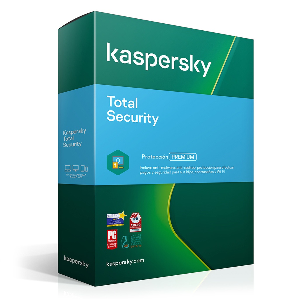Total Security KASPERSKY ESD, 5 Equipos, 1 año - Activación inmediata - (KL1949ZDEFS) Clave ESDKPK610 Modelo ESD