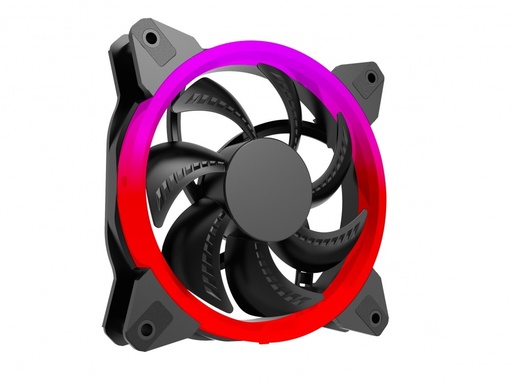 Ventilador Ocelot Gaming OGF02 RGB, 120mm, 1200RPM, Negro SKU: OGF02