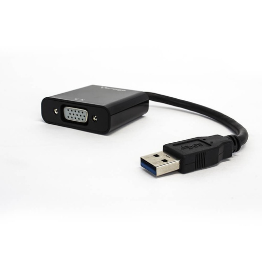 [ADP-200] Vorago Adaptador USB 3.0 Macho - VGA Hembra, Negro SKU: ADP-200