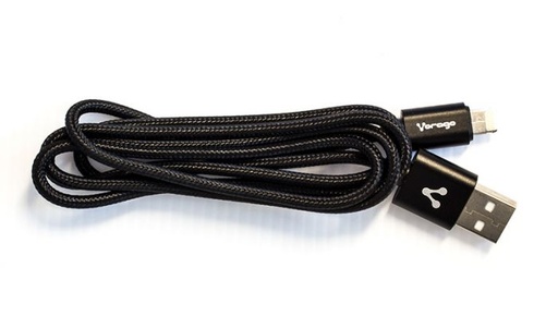 Vorago Cable de Carga Micro USB B/ Lightning Macho - USB A Macho, 1 Metro, Negro, para iPod/iPhone/iPad SKU: CAB-209/BK