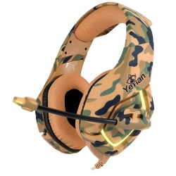 Yeyian Audífonos Gamer Force S3000, Alámbrico, 2.2 Metros, 3.5mm, Camuflaje SKU: YDF-33401D