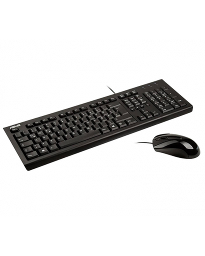 Kit de Teclado y Mouse ASUS U2000, Alámbrico, USB, Negro (Español) SKU: 90-XB1000KM00040