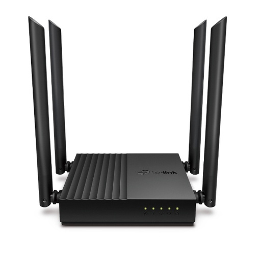 [ARCHER C64] Router TP-Link Gigabit Ethernet de Banda Dual MU-MIMO Firewall ARCHER C64 AC1200, Inalámbrico, 1200Mbit/s, 5x RJ-45, 2.4/5GHz, con 4 Antenas Externas SKU: ARCHER C64