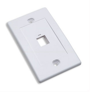 [163286] Intellinet Tapa para Caja (Faceplate) 163286, Montaje al Ras, 1 Salida, Blanco SKU: 163286