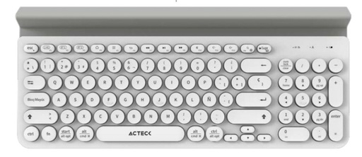 [AC-934213] Teclado Acteck Inspire Comp TI695, Inalámbrico, Bluetooth/USB, Blanco/Gris (Español)
SKU: AC-934213