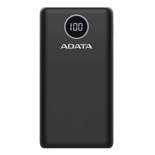 Cargador Portátil Adata P20000QCD, 20.000mAh, Negro SKU: AP20000QCD-DGT-CBK