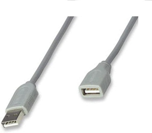 [165211] Manhattan Cable Extension USB Macho - USB Hembra, 1.8 Metros, Gris SKU: 165211