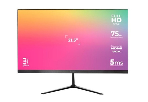 [AC-933858] Monitor Acteck 933858 LED 21.5", Full HD, 75Hz, HDMI, Negro SKU: AC-933858