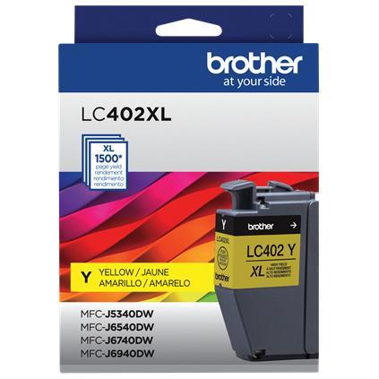 [LC402XLY] LC402XLY Amarillo Original Cartucho de Tinta LC-402XLY Brother MFC-J5340DW, MFC-J6540DW, MFC-J6740DW, MFC-J6940DW Alto Rendimiento, 1500 Páginas SKU: LC402XLY