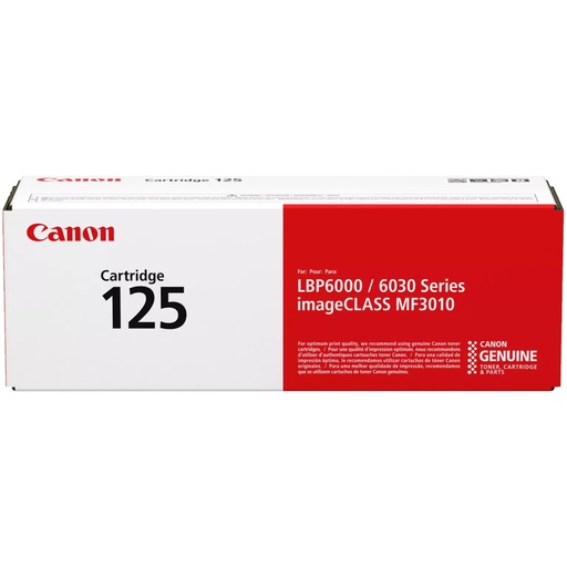 [3484B001] Canon 125 Negro Original Toner Canon Can-125 Canon LBP6000, 6030 Series  1,600 Pag. SKU: 3484B001