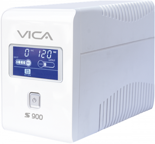 [S900] No Break con Regulador Integrado Vica S900, 550W, 900VA, Entrada 90-144V, Salida 120V, 6 Contactos SKU: S900