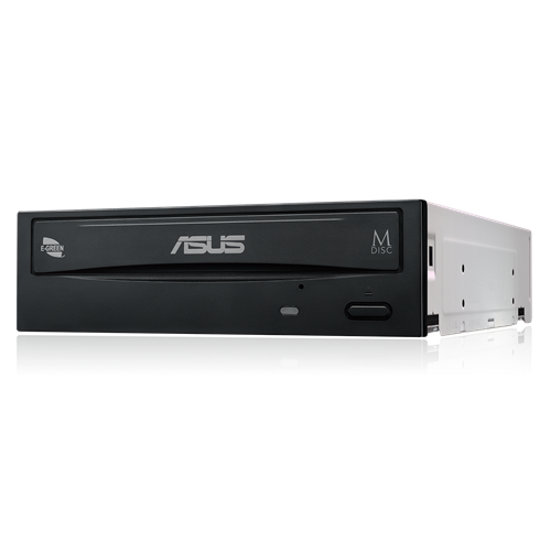 ASUS DRW-24F1ST Quemador de DVD, DVD-R 24x / DVD+RW 8x, SATA, Interno, Negro/Plata (Bulk) SKU: DRW-24F1ST/BLK/B/GEN/P2G