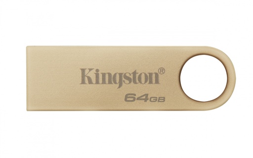 [DTSE9G3/64GB] Memoria USB Kingston DataTraveler SE9 G3, 64GB, USB 3.2, Lectura 220MB/s, Dorado SKU: DTSE9G3/64GB