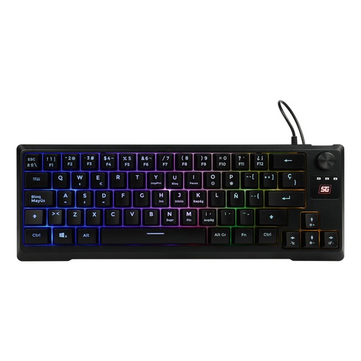 [KB-506] Teclado Gamer Vorago Start the Game KB-506 RGB, Alámbrico, Negro (Español) SKU: KB-506