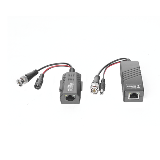 [TT-4816-PVTURBO] Kit de transceptores activos TURBO HD. Convierte 36/24 Vcc a 12 Vcc regulados, a través de cable UTP Cat5e / 6. Transmision de 200 m (Revisar tabla de resoluciones ) SKU: TT-4816-PVTURBO