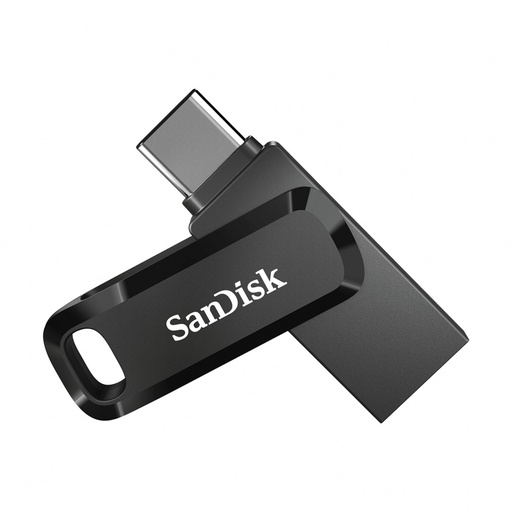 [SDDDC3-128G-G46] Memoria USB SanDisk Ultra Dual Drive Go, 128GB, USB C, Lectura 150MB/s, Negro/Plata SKU: SDDDC3-128G-G46