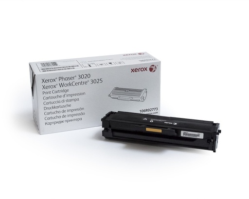 [106R02773] 106R02773 Original Toner Xerox Phaser 3020, WorkCentre 3025 1,500 Páginas CN-4903 SKU: 106R02773