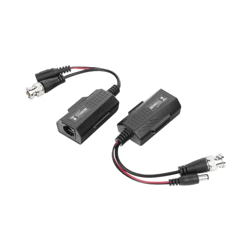 [TT-101-PV-TURBO] Kit de transceptores activos con conector para alimentación (12V/24Vcc/AC) TurboHD para aplicaciones de video por UTP Cat5e/6 en HD. Distancia de hasta 150 m en 4K SKU: TT-101-PV-TURBO