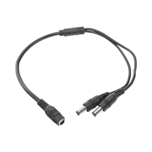 [JRF51] Cable con conector Jack hembra 3.5 mm con 2 salidas de Jack macho Syscom SKU: JRF51