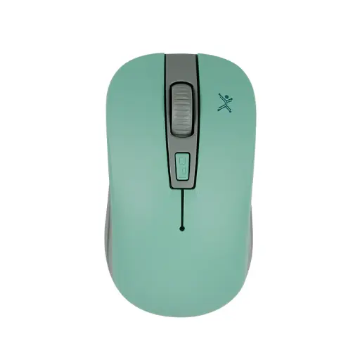 [PC-044819] Mouse Perfect Choice Óptico Essential, RF Inalámbrico, 1600DPI, Turquesa/Gris MS-1241 SKU: PC-044819