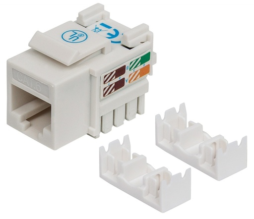 [210591] Intellinet Jack Categoría 6, RJ-45, Blanco SKU: 210591