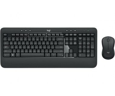 Kit de Teclado y Mouse Logitech MK540 Advance, RF Inalámbrico, USB, Negro/Blanco (Español) SKU: 920-008673