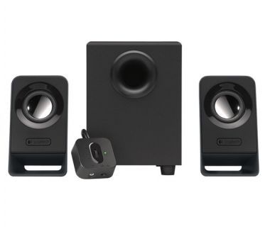 Logitech Bocinas Multimedia con Subwoofer Z213, Alambrico, 2.1, 7W RMS, Negro SKU: 980-001224