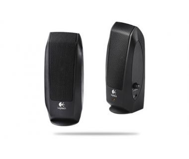 Logitech Bocinas para Computadora S120, Alambrico, 2.0, 2.3W RMS, Negro SKU: 980-000161