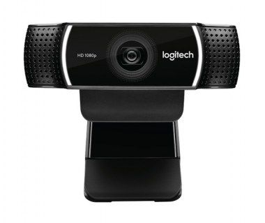 Logitech Webcam HD Pro Stream C922, 1920x1080 Pixeles, USB, Cámara Web Negro SKU: 960-001087